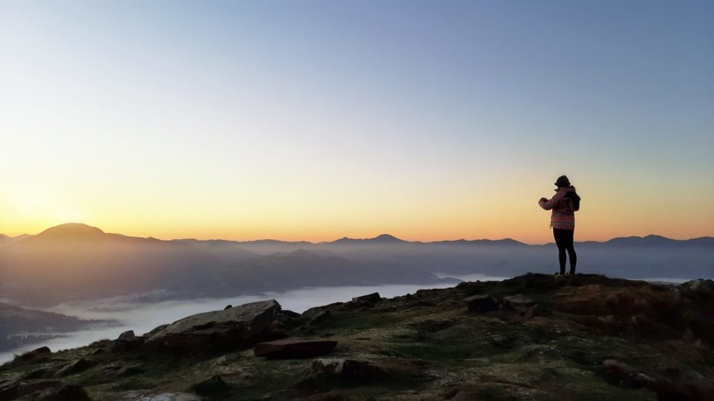 Lever de soleil depuis l'Alkurruntz