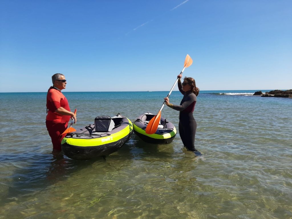 Initiation kayak - Laeti'tes Balades Pays Basque