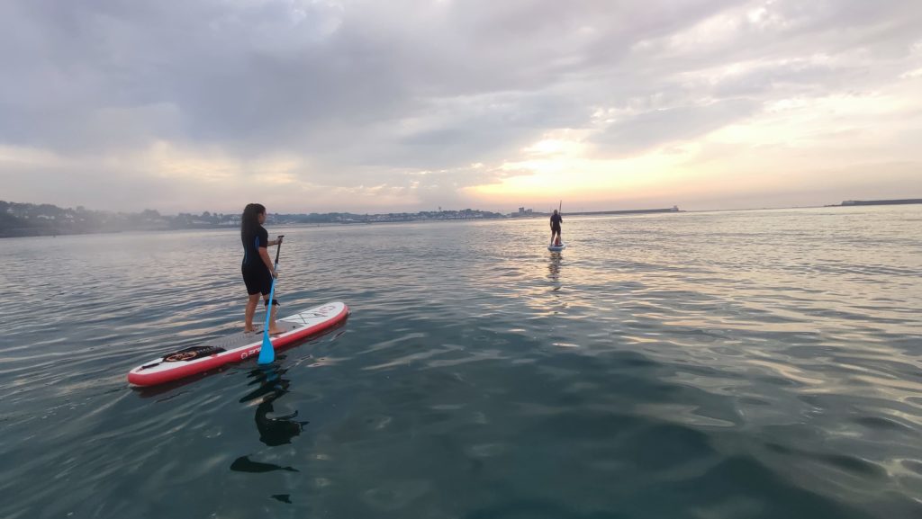 Sortie stand up paddle Baie de Saint Jean de Luz - Laeti'tes Balades Pays Basque