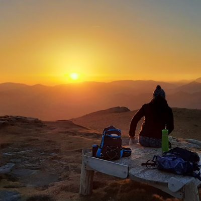 Lever de soleil depuis le sommet de la Rhune