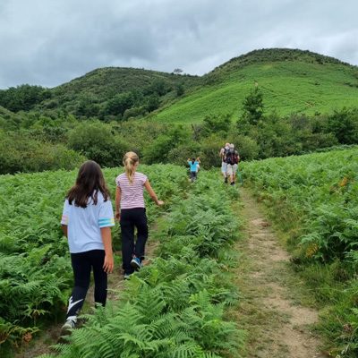 Randonnée en famille Saint Pée sur Nivelle